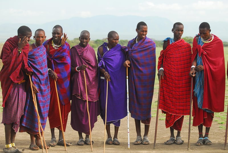 Maasai Mara Tribe in Kenya
